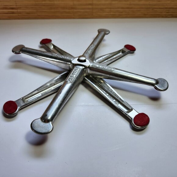 Vintage Aluminium Tennis Racquet Press Zephyr Clamp for Wood Racquets - Picture 2 of 8